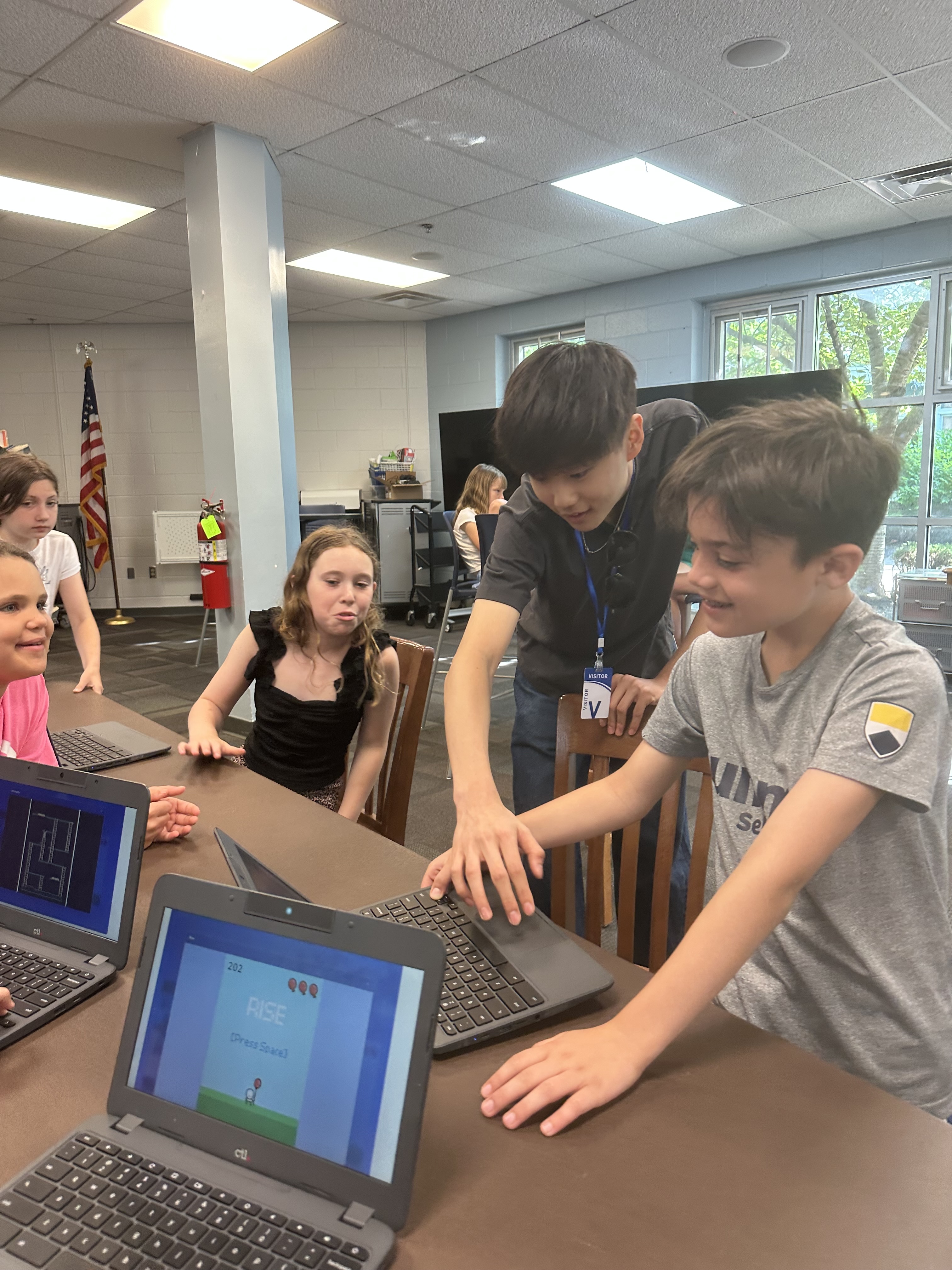 Sharing with kids in the classroom